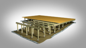 Unterkonstruktion Holzterrasse aufgeständert